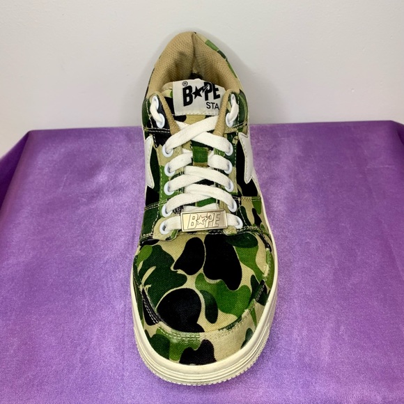 BAPE BAPESTA Low “ABC CAMO” 20th Anniversary Sneakers - Picture 3 of 3